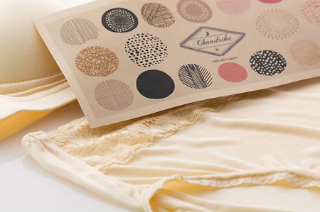 絹のショーツ Chandrika ◆ApricotYellow