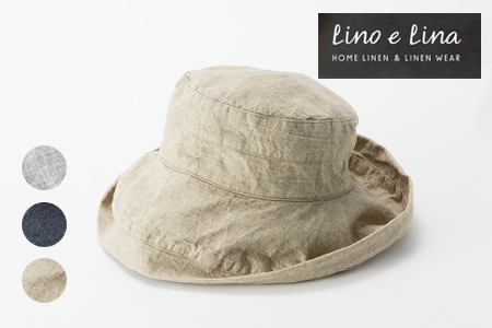リネンハット　マノン（モノトーン全３色）