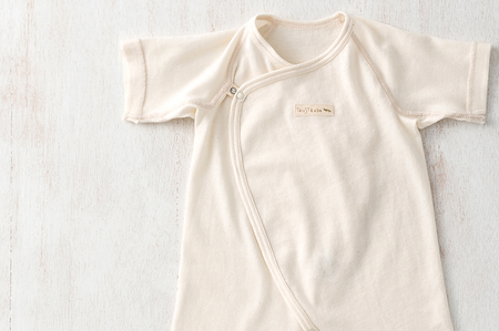 コンビ肌着　オーガニックコットン吊天竺