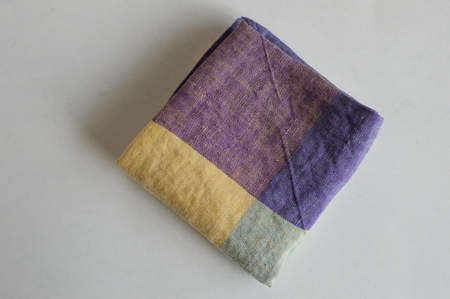 リネンハンカチ・エシェルパープル