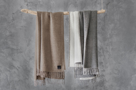 LHOMEウールブランケット　URBANO 全５色