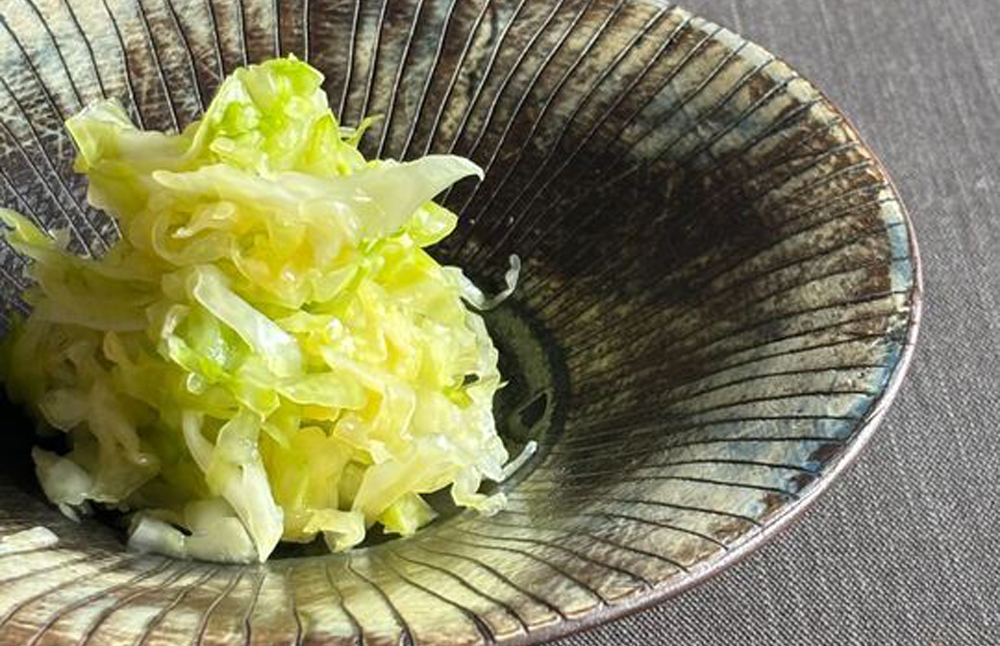 自然発酵乳酸菌を使った野菜の乳酸発酵漬け