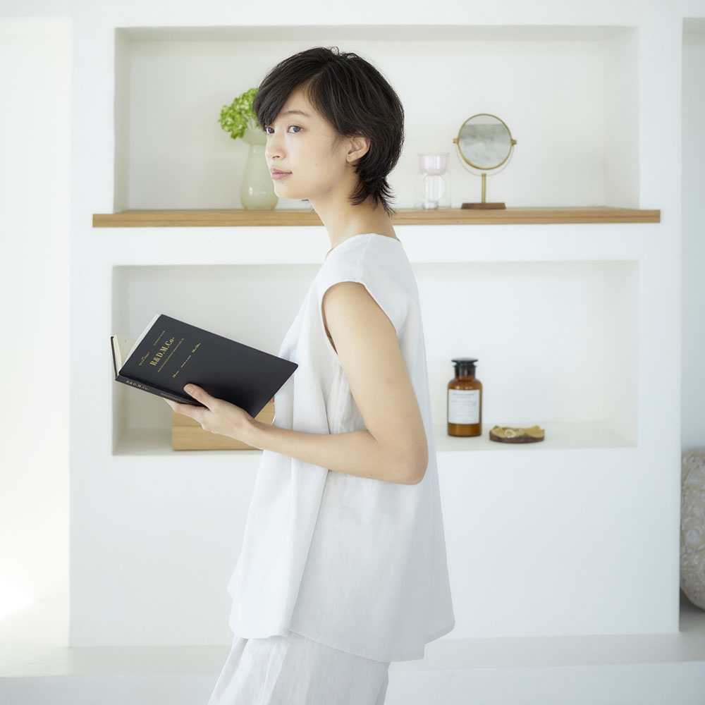 ｏｒｇａｎｉｃ ｃｏｔｔｏｎ ｆｌａｘ ルームウェア ブラウス トレーフル 全3色 天然生活雑貨通販くらしのたのしみ