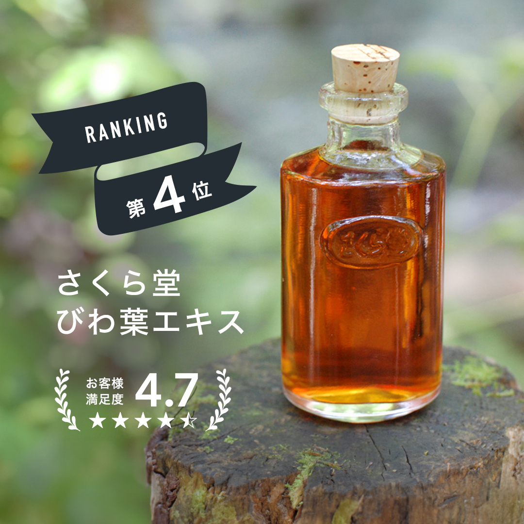 ランキング４位　びわ葉エキス