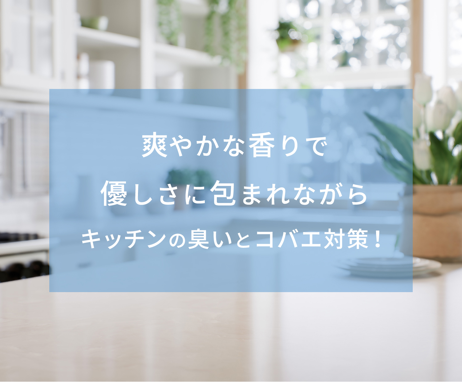 爽やかな香りのキッチン