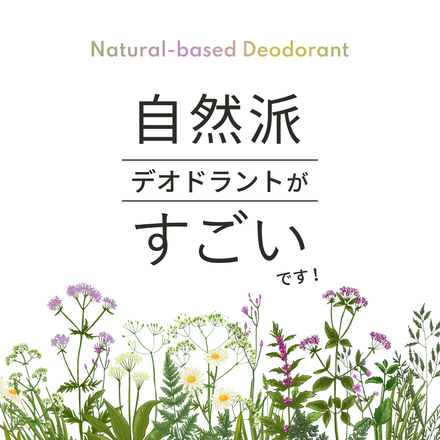 自然派デオドラントがすごいです！