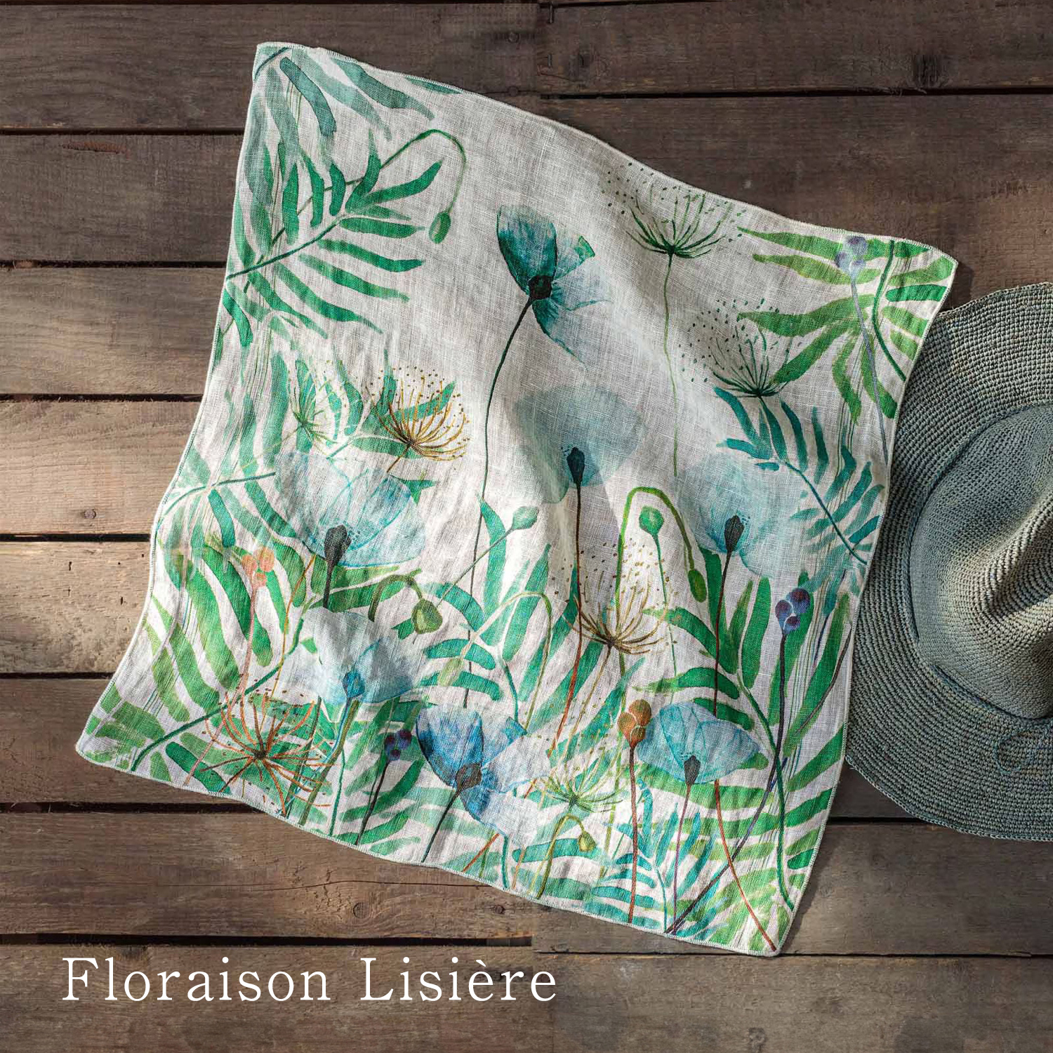 リネンハンカチフロレゾン・リジエール