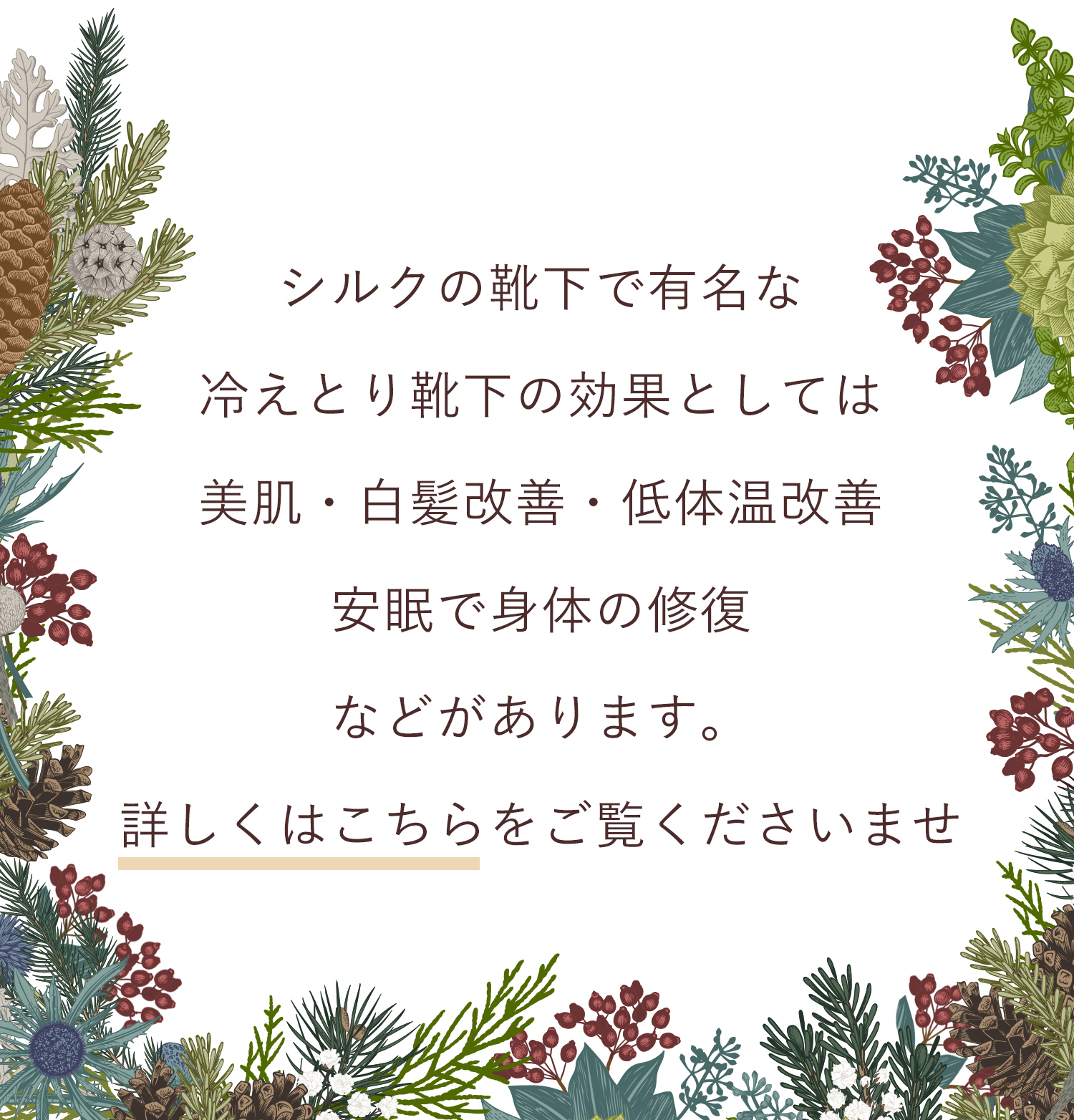 冷えとりシルク関連