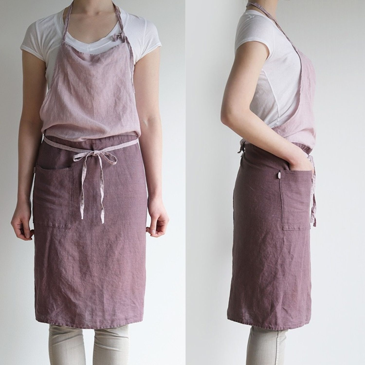 リネンエプロン リネンエプロン Pinafore apron Colors／LINEN TALES（リネン