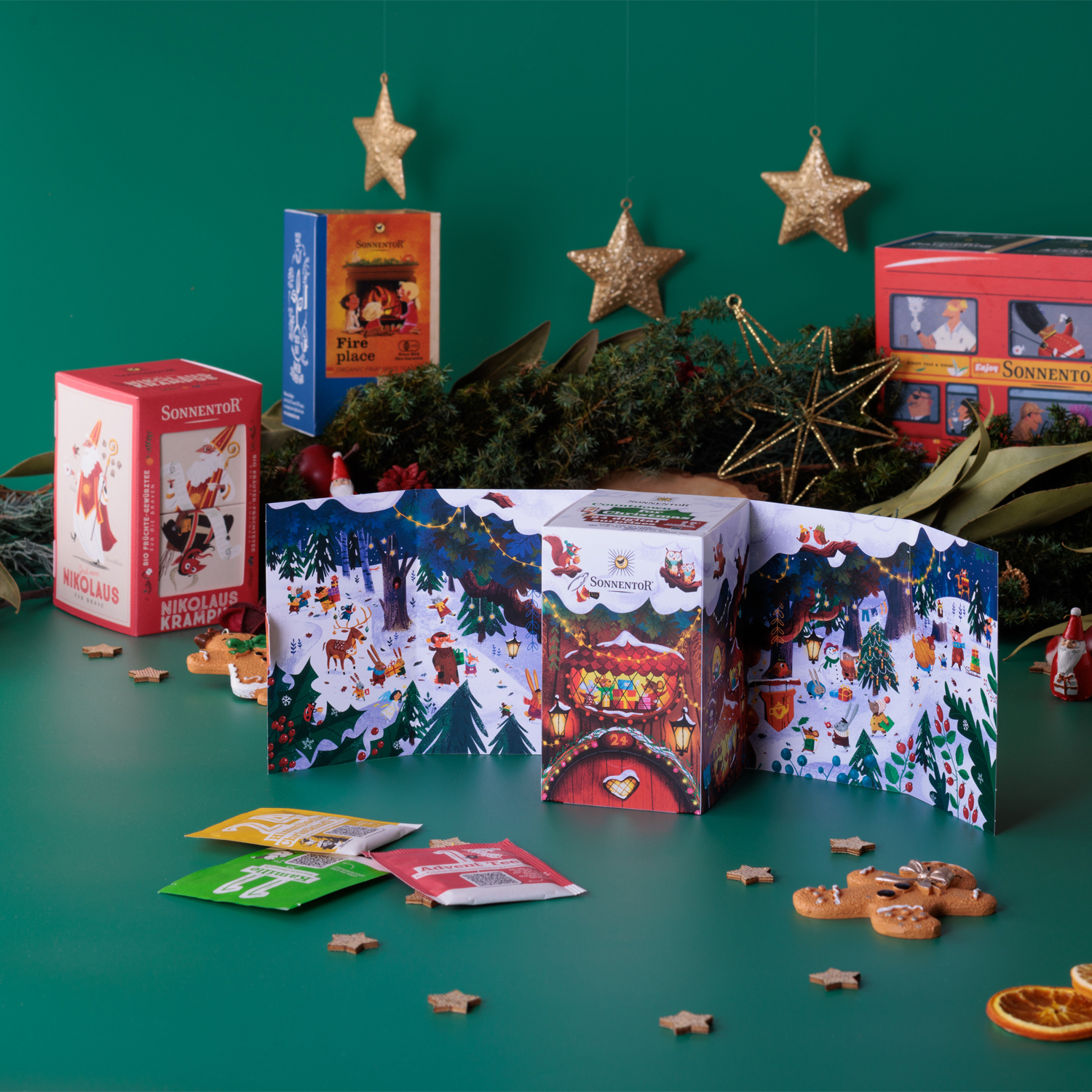 クリスマスを心待ちにワクワク楽しめるアドベントティ☆SONNENTORの