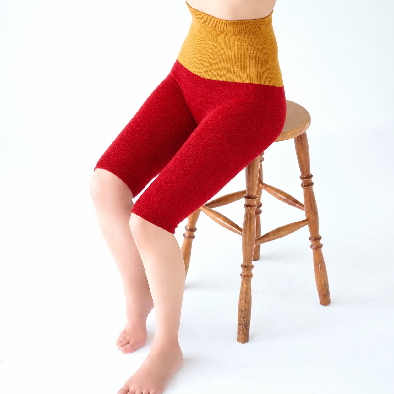 シルクウールオーバーパンツ,冷えとり,絹,毛糸のパンツ,ウール