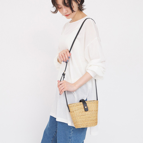 カゴバッグ,春夏,ショルダーバッグ,シーグラス,カゴバッグスタイル,,おしゃれ,お洒落,かわいい,大人,通販