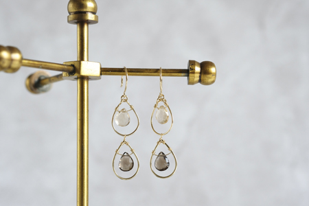 天然石ジュエリー,ピアス,ゴールドピアス,K18,18金,通販