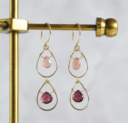 天然石ジュエリー,ピアス,ゴールドピアス,K18,26金,通販
