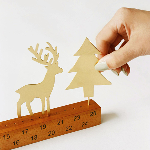 クリスマスまでのカウントダウンを楽しむ アドベントカレンダー 元氣で美しく幸せな暮らしを くらしのたのしみ 通販