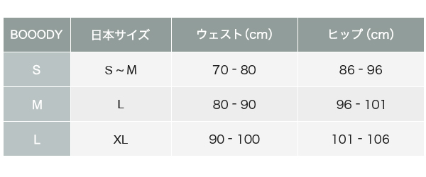 サイズチャート