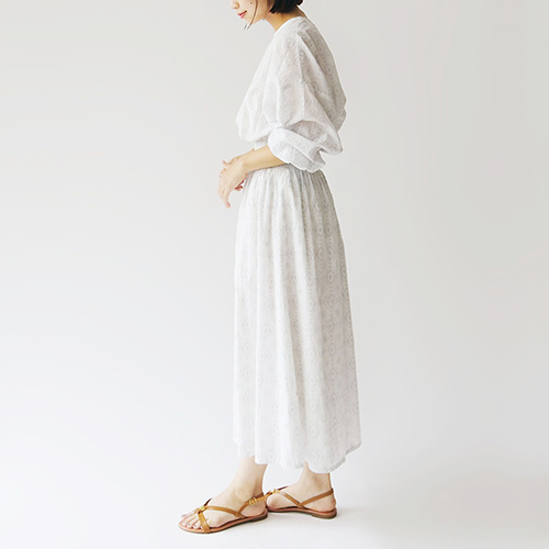 ワンピース,レースワンピース,コットン,綿,インド綿,おしゃれ,ギャザーワンピース,おしゃれ,オシャレ,春夏ファッション,セレクトショップ