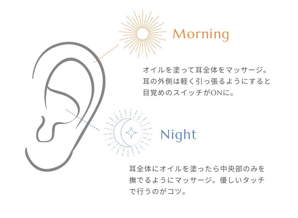 耳ツボマッサージポイント