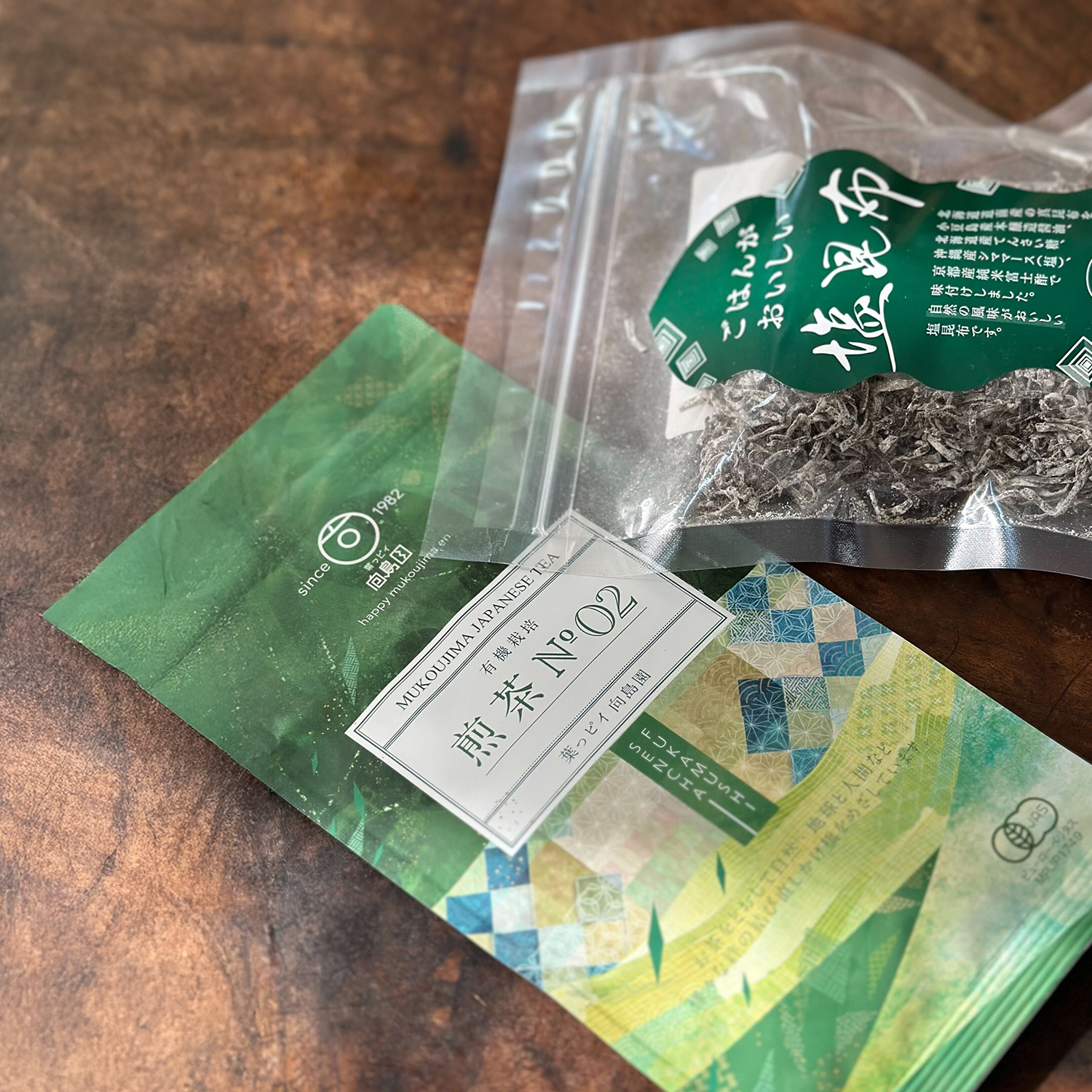 2025ギフトセット、塩昆布,煎茶