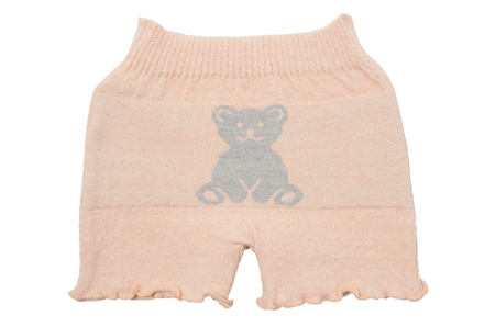 キッズ オーガニックコットン 毛糸のパンツ 通販