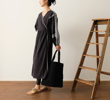 ワンピース,コットン,綿,インド綿,おしゃれ,カシュクール,カシュクールワンピース,通販