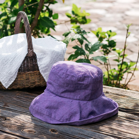 リネンハット,麻,帽子,UVカット,紫外線防止,紫外線対策,日焼け止め,通販
