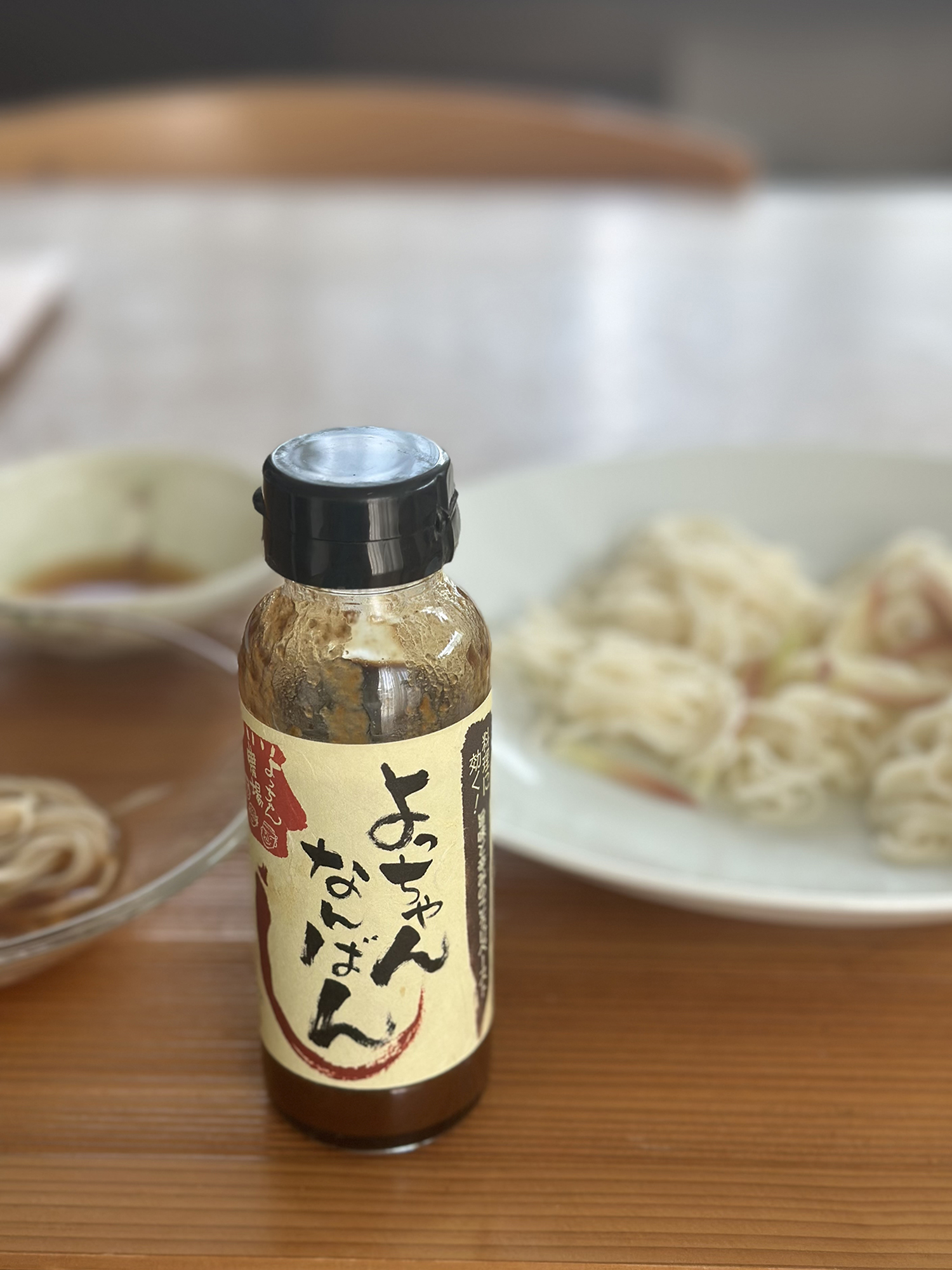 おそうめんのピリ辛よっちゃんなんばん和え