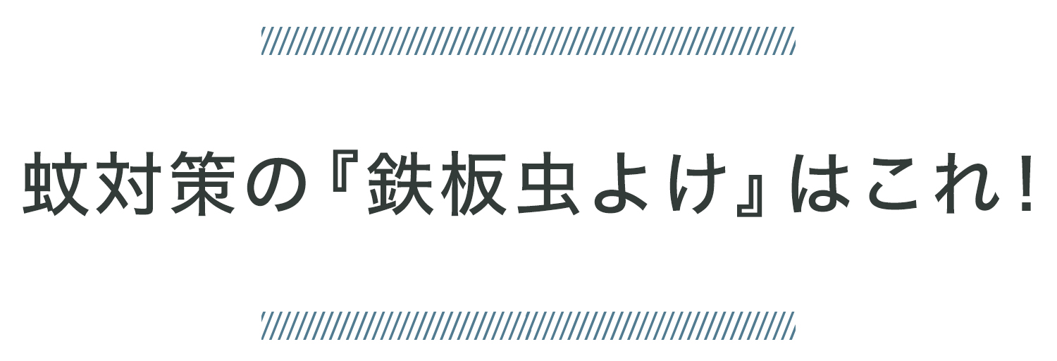 鉄板虫除けはこれ!