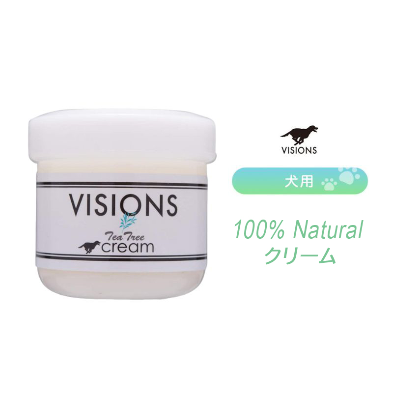 ヴィジョンズ,動物,天然由来,クリーム,身体に優しい,犬用,ティーツリー