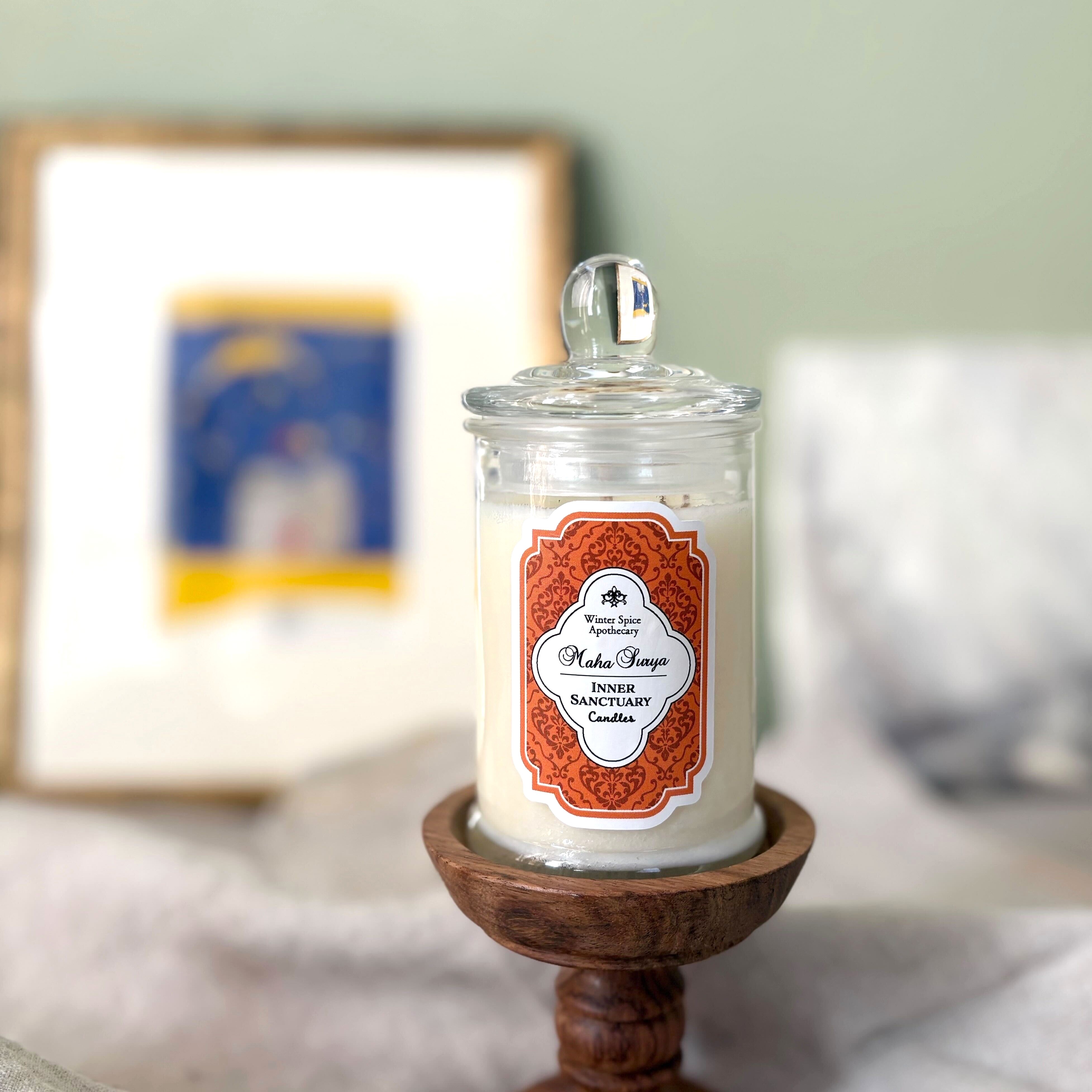 灯すたびに、あたたかい守護の周波数を感じるアロマキャンドル 天然